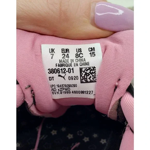 Puma Girls Tennis Shoes Sneakers LOL Surprise Cali Sport Queen Bee Size 8C Kids - Picture 3 of 7